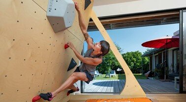 homewall &ndash; zelfbouwpakket klimwand voor thuis &ndash; hout
