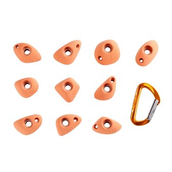 klimgrepen serie happy-feet &ndash; maat xs &ndash; set van 10 &ndash; Geel