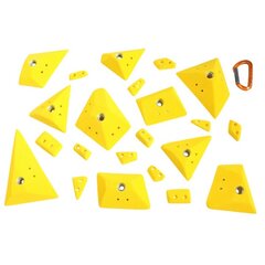 klimgrepen serie triangle edges – maat l – set van 22 – in diverse kleuren