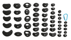 klimgrepen serie grip mix-a - set van 50 - Diverse kleuren