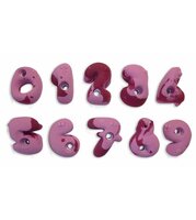 klimgrepen serie nummers, set van 10 - Diverse kleuren