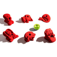 klimwand beestjes: serie farm friends – maat m – set van 6 – diverse kleuren