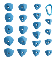 klimgrepen serie fun – maat m – set van 20 – diverse kleuren